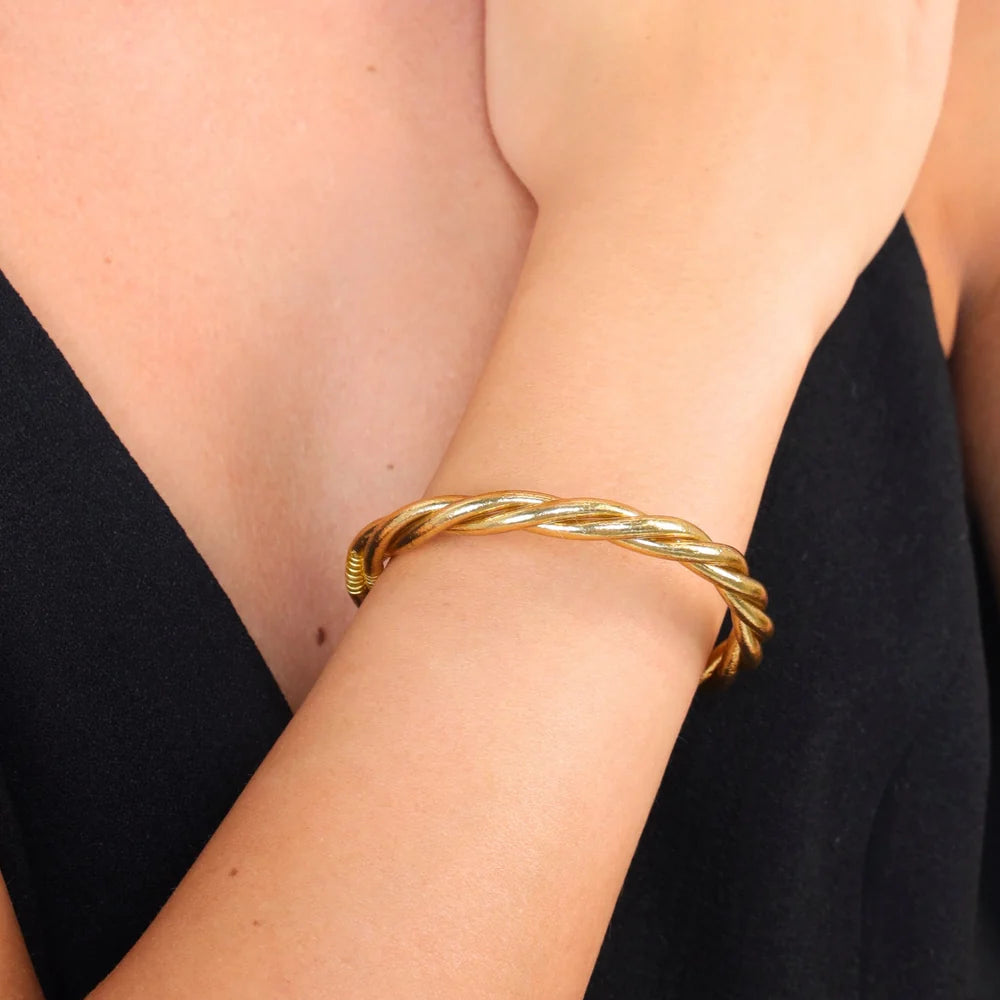 Twist All Weather Bangle